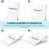 Acrylic White Board 8x6 Inches, Frameless Desktop Tablet Dry Erase Board with Flexible Magnetic Stand and Markers, Mini Whiteboard Desk Accessorie...