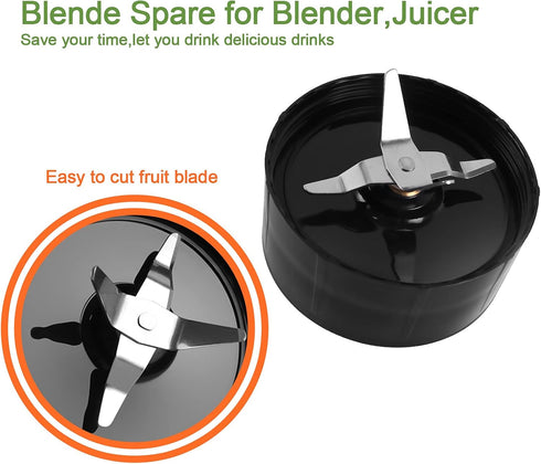 1-pack Magic Bullet Replacement Parts Cross Blades Compatible with Magic Bullet 250w Blender, Juicer and Mixer (Model MB1001)...