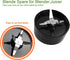 1-pack Magic Bullet Replacement Parts Cross Blades Compatible with Magic Bullet 250w Blender, Juicer and Mixer (Model MB1001)...