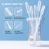 4PCS Plastic Graduated Cylinders Set 10ml 25ml 50ml 100ml, 5PCS Plastic Beakers Set 50ml 100ml 250ml 500ml 1000ml with 4PCS Pipettes,1PCS Plastic ...