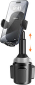 APPS2Car Solid Cup Holder Phone Mount for Car Truck with Quick Extension Long Arm Fast Swivel Adjustable Height 360 Rotatable Low Profile for iPho...