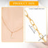 Chain for Permanent Jewelry, Necklace Chains for Jewelry Making 16.4 Feet Gold Stainless Steel Paperclip Chains Permanent Jewelry Starter Kit Jewe...