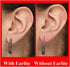 EarLite 120 (60 Ea X 2 packs) Invisible Earring Ear Support Waterproof Patches in ZipLock Pouch - Made in USA...