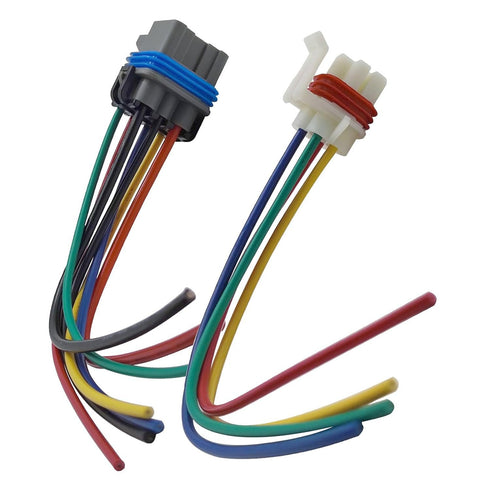 4L60E 4L80E 65E Neutral Safety Switch, Pigtails Switch Connectors 7 & 4 Wire - Compatible for GM 1995 to 2004 4-Speed Automatic Transmission, Repl...
