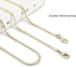 Small Square Copper Purse Shoulder Cross Body Handbag Bag Chains Strap Replacement(Light Gold, 47'')...
