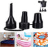 Air Pump Replacement Nozzles, 3 Pack Inflatable Pump Nozzles Head, Air Pump Inflator Adaptor Accessory for Partial Air Bed, Air Mattress etc...