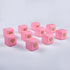 AWELL Pink Gift Boxes 2x2x2 inch with Clear Plastic Window for Candy Treat Gift Wrap Box Party Favor 50pc by MOWO...