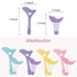Eyeliner Stencils 4Pcs Reusable Silicone Eyeliner Aid Mascara Shield Eyeliner Eyelash Eyeshadow Lipstick Applicator Guide Tool Multifunctional Eye...