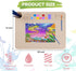 Silicone Painting Mat with Cup and Palette Removable, 20"X16" Thick Silicone Art Mat for Craft with Raised Edge, Artist Creator Mat Silicone for R...