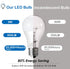 E26 LED Bulb, 60W Equivalent Light Bulb, 9W Medium Screw Base Bulb, Non-Dimmable, Daylight White 5000K 4 Packs...
