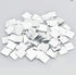 2400pcs Self-Adhesive Mini Silver Square Glass Decorative Craft DIY Accessory Mirrors Mosaic Tiles 5mm by 5 mm...