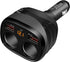 REDTIGER 4 in 1 Car Charger Adapter, 2 Sockets Cigarette Lighter Splitter 12/24V 18W for Dash cam, Dual USB Ports for Phones or Other USB Devices...