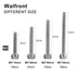 M3 Cap Head Screws, 100pcs M3*6/8/10/12/16/20/25/30 304 Stainless Steel Metric Thread Hex Socket Cap Head Screws Bolts Machine Fastener Tools for ...