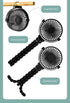 Battery Operated Portable Fan with Octopus Tripod, USB Rechargeable Personal Handheld Fan for Stroller, Car Seat, Outdoors, Camping - Black...