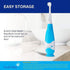 BabySonic Infant and Toddler Electric Toothbrush for Ages 0-3 Years - Safe and Sensitive Brush Heads, Sucker Base, Timer, Waterproof...