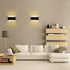 Kawell 8W Modern Wall Sconces LED Wall Light Up Down Indoor Outdoor Aluminum Wall Lamp LED Waterproof IP65 for Bedroom Living Room Bathroom Stairs...