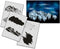 UMR-Design AS-163 Ski Mountain Airbrushstencil Step by Step Size M...