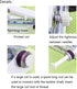 Portable Manual Sewing Machine Set 25x15.5x3.5cm Hand Sewing Machine for Clothing, Silk, Hem, Curtain, Fabric......