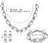 Women's Hot Pearl Jewelry Set (Necklace, Bracelet And Earrings) For Birthday,Party,Wedding,Engagement All Occasions Gift For Her...