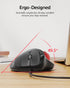 Nulea M509 Trackball Mouse Wired, Ergonomic Design, Easy Thumb Control, Precise & Smooth Tracking, 2-in-1 Interface (Type A &Type C), Compatible f...