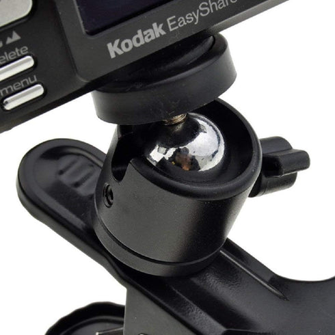 SLOW DOLPHIN Tripod Clip Clamp Mount Flash Reflector Holder for Studio Backdrop Camera with 360 Swivel Tripod Mini Ball Head Standard 1/4" Screw,S...