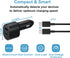 60w Car Charger Super Fast Charging 2.0 Dual-Port (45W+15W) with USB C to C Cable for Samsung Galaxy S24 Ultra/S24/S24+/S23,S22,S21/S21 Ultra/ S21...