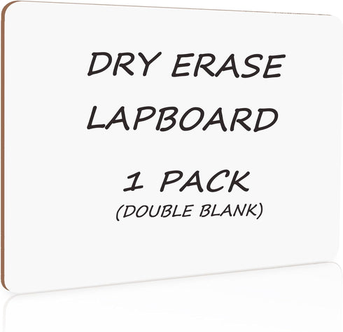 Grope Small Dry Erase Board for Students 9x12 inches Dry Erase Lap White Board Kids Dual Sided Blank Mini Whiteboard for School (Double Blank?1 Pa...