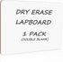 Grope Small Dry Erase Board for Students 9x12 inches Dry Erase Lap White Board Kids Dual Sided Blank Mini Whiteboard for School (Double Blank?1 Pa...