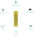 AA NiCd 600mAh 1.2V Solar Batteries Rechargable for Outdoor Garden Solar Lights Lamp(20 pack AA Yellow)...