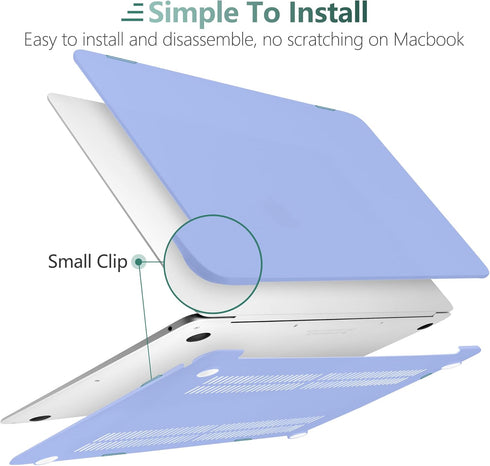 DONGKE Compatible with MacBook Air 13 inch Case 2021 2020 2019 2018 Release Model: M1 A2337 A2179 A1932, Matte Hard Case Cover for MacBook Air 13 ...