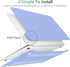 DONGKE Compatible with MacBook Air 13 inch Case 2021 2020 2019 2018 Release Model: M1 A2337 A2179 A1932, Matte Hard Case Cover for MacBook Air 13 ...