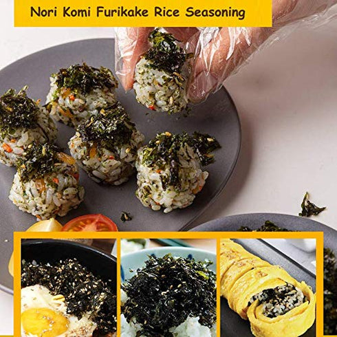 Nori Komi Furikake Rice Seasoning, 8.8oz(250g), Perfect for Rice Seasoning, Soups and Sushi Rolls...