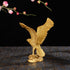 BRABUD Brass Fengshui Handmade Fortune Eagle/Hawk Statue Home Office Decoration Gift...
