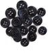 Shell(Dark Navy Mother of Pearl) Clear Special Coating Button for Shirts, Blouse, t-Shirts. Dark Navy Color/ 1pack(36pcs) Size (16L(0.4")10mm)...