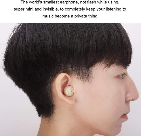 Lightweight Earphone Noise Cancelling Earbuds Built-in Microphone Bluetooth Headphones with Charging Case for Smart Mobile Phone...