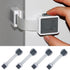 Child Proof Cabinet Locks, 4 Pack Child Locks for Drawer Cupboard Dishwasher Cupboard Pantry and Toilet. Adhesive Safety Baby Proofing Fridge Lock...