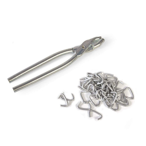 The Sausage Maker - Pepperoni Sausage Casing Kit, Tied and Looped 38mm (1.5”) Dia. x 24” Mahogany-dyed Fibrous Casings (20ct) with Sausage Pliers ...