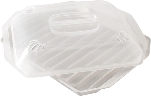 Nordic Ware Bacon Rack with Lid, 10.25x8x2 Inches...