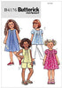 BUTTERICK PATTERNS B4176 Children's/Girls' Top, Dress, Shorts and Pants, Size 2-3-4-5...