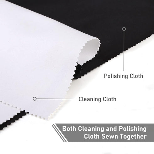 youbay Silver Jewelry Cleaning Cloth - Silver Polishing Cloth for Jewelry, Jewelry Cleaner Cloth for Tarnish Remover, Polishing Cloth for Gold Sil...