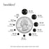 beadsland Flat Back Crystal Rhinestones Round Gems, Black (4.6-4.8mm) SS20/1440pcs...