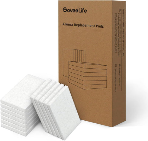 GoveeLife Aroma Pads Suitable for Smart Humidifiers H7141 H7142 H7143, Tower Fans H7100, Air Purifier H7126, Original Replacement, 12 Pack...
