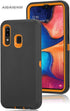 Annymall Heavy Duty Defender Armor Case - Built-in Screen Protector for Samsung Galaxy A20/A30/A50...
