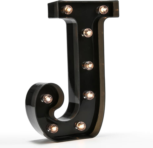Light Up Black Alphabet Marquee Letters Sign LED Marquee Number Lights Sign for Night Light Home Bar Christmas Lamp Wedding Party Birthday Decorat...