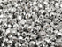 Set of Czech Faceted Glass Beads, Fire-Polished, Round 3mm, 4mm, 6mm. Two colors: Silver and gold. A total of 500 Pieces. Kit for Jewelry Making....