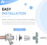 2 Kits of C-134KT-803 Stem Packing Replacement Kit for Prier C-134, C-135, C-144, C-154, C-434, C-108, P-164 Wall Hydrants...