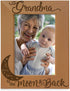 KATE POSH - Grandma I Love You to the Moon and Back Engraved Natural Wood Picture Frame, Mother's Day Gifts for Grandma, Birthday Gifts for Grandm...