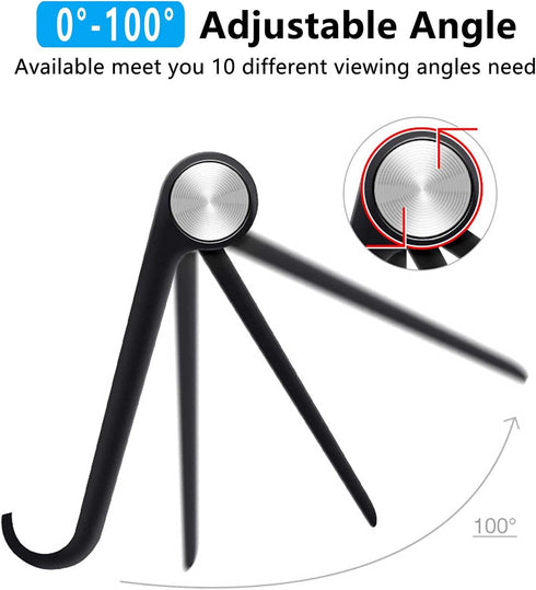 Cell Phone Stand Holder, Cellphone Holder Adjustable Desktop Phone Stand for Desk, Foldable Phone Cradle Dock Mobile Stand for iPhone iPad Tablet ...