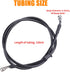 Motorcycle Hydraulic Brake or Clutch Line Hose for Motorcycle Dirt Bike ATV Moped Scooter,etc.Banjo Bolt 2PCS(Length 1.2m/3.93ft)...