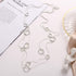 Silver Long Necklaces for Women Fashion Double Layered Sweater Chain Y Necklace with Gifts Box...